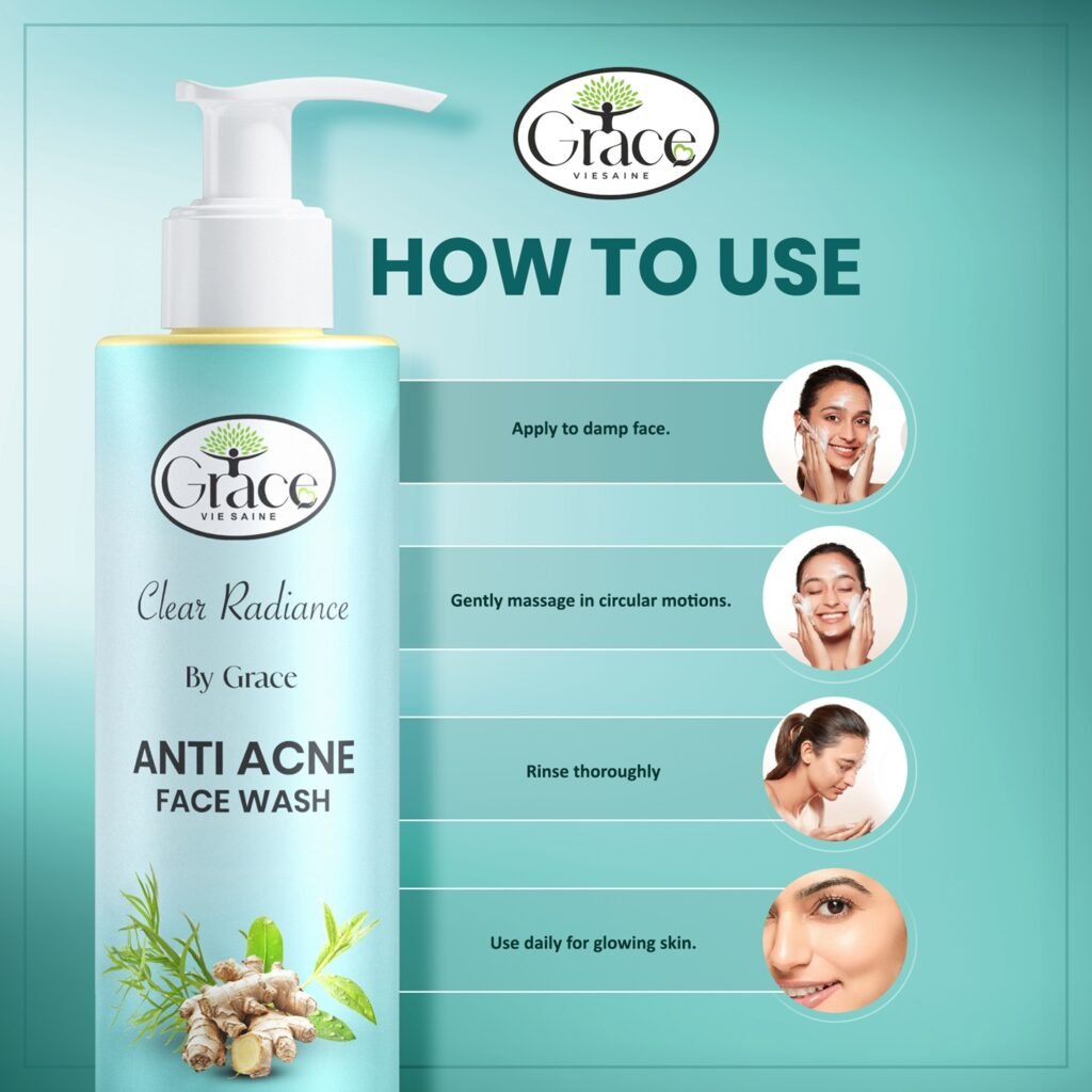 Steps to apply and use Clear Radiance Face Wash properly