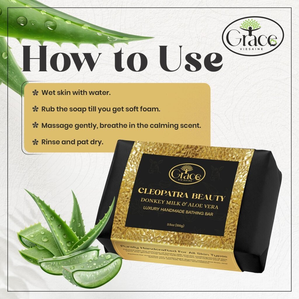 Person holding Cleopatra Soap