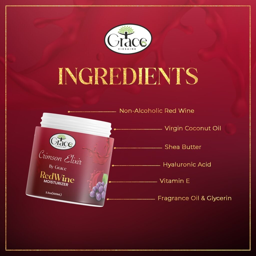 Red Wine Moisturizer - Crimson Elixir Natural ingredients in Crimson Elixir Red Wine Moisturizer