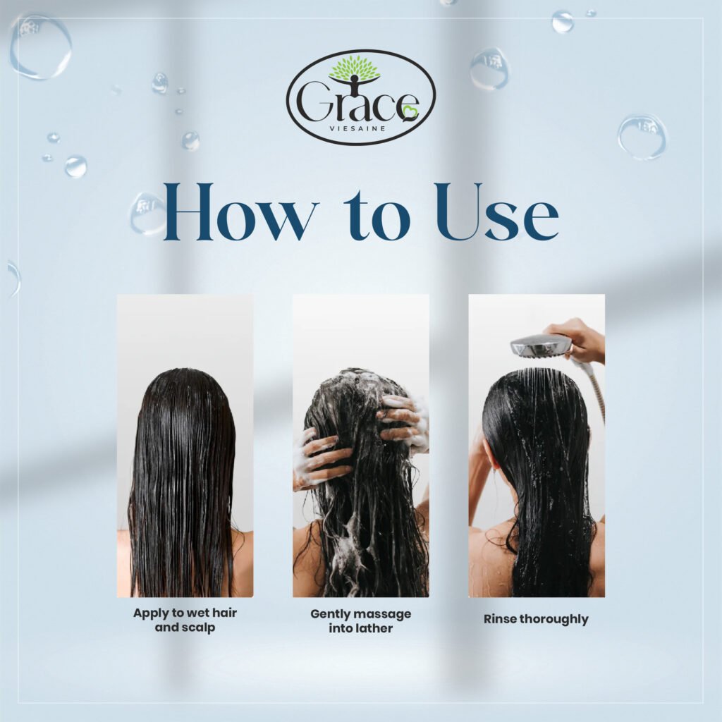 Step-by-step guide on how to use Silky Essence Shampoo