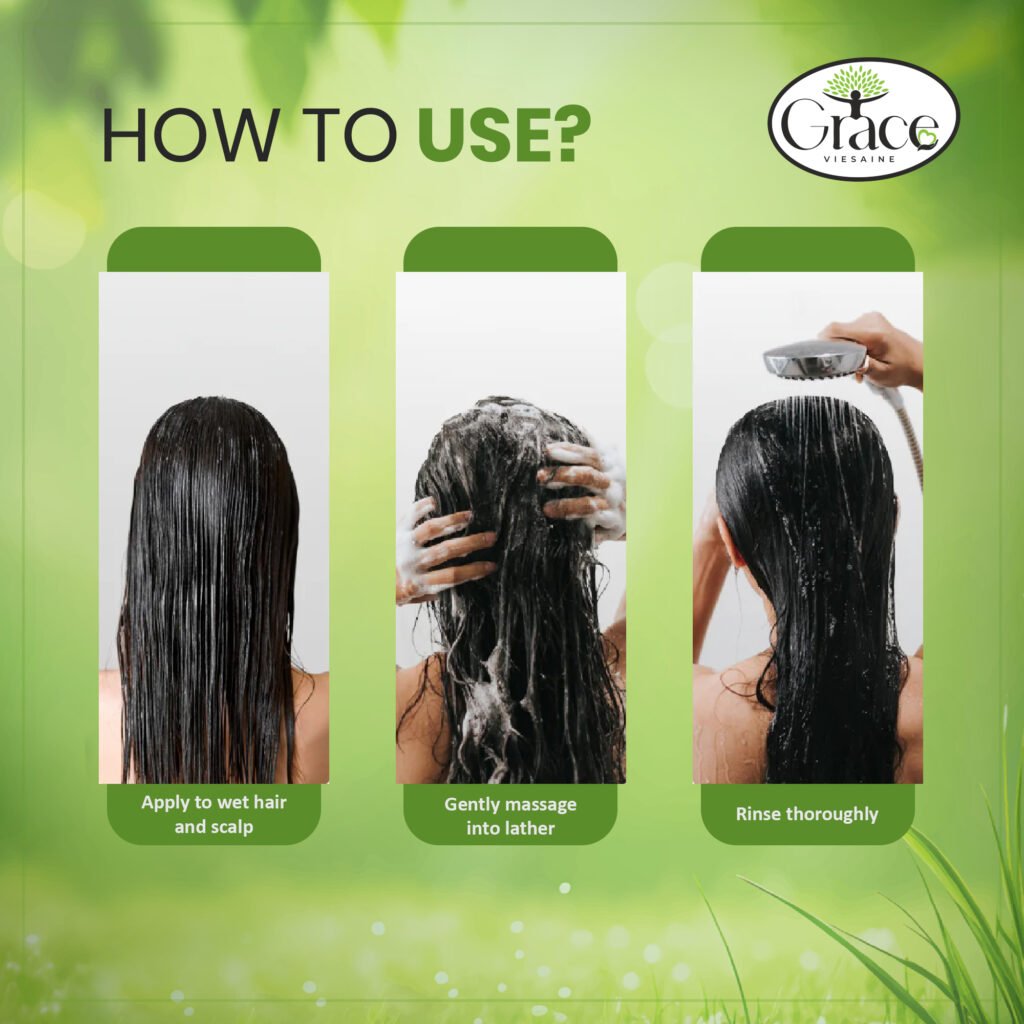 Instructions on how to use Silk Fusion Shampoo