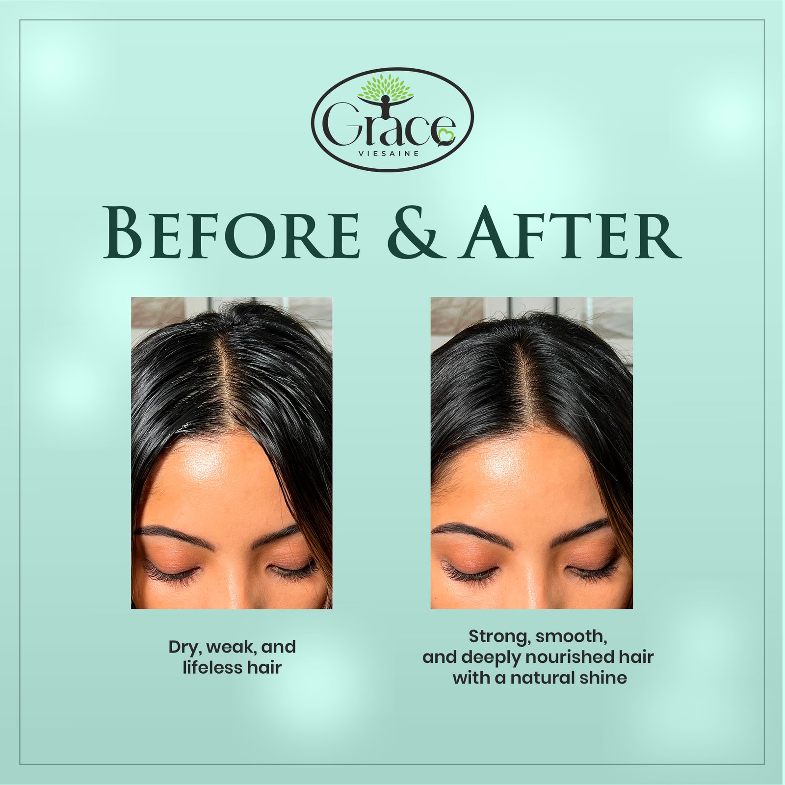 Volmunizing Shampoo - Casanova Deep Volmunizer Before and after using Casanova Deep Volumizer Shampoo