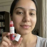 Luxurious Golden Blush Saffron Blueberry Lip Gloss photo review