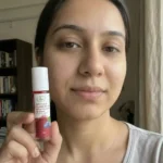 Luxurious Golden Blush Saffron Blueberry Lip Gloss photo review