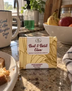 Beetroot Basil Oil Soap photo review