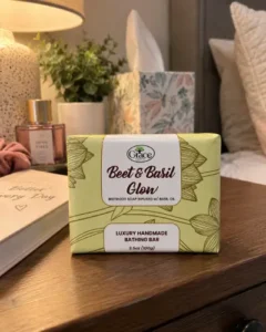 Beetroot Basil Oil Soap photo review