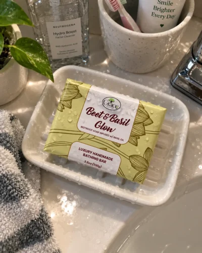 Beetroot Basil Oil Soap photo review