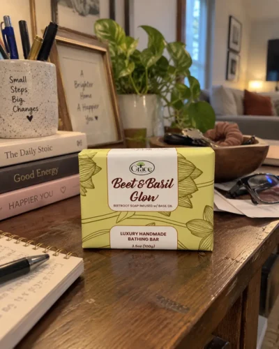 Beetroot Basil Oil Soap photo review