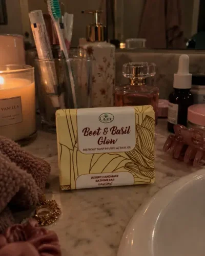 Beetroot Basil Oil Soap photo review