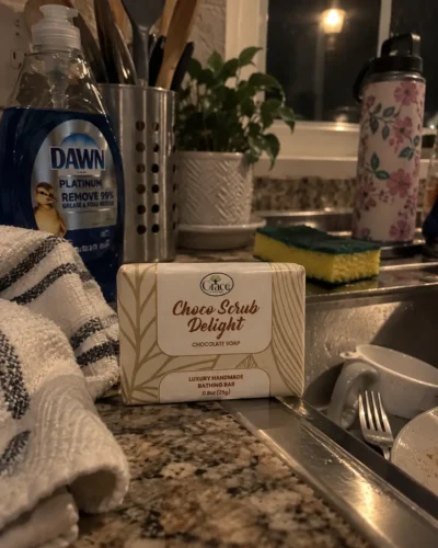 Chocolate Oat Scrub Soap photo review